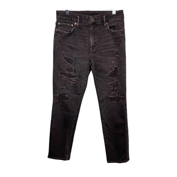 American Eagle Slim Fit Next Level Flex Distressed Jeans Men's 28x28 - Picture 1 of 7